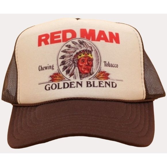 Red Man Trucker Hat - Picture 1 of 4